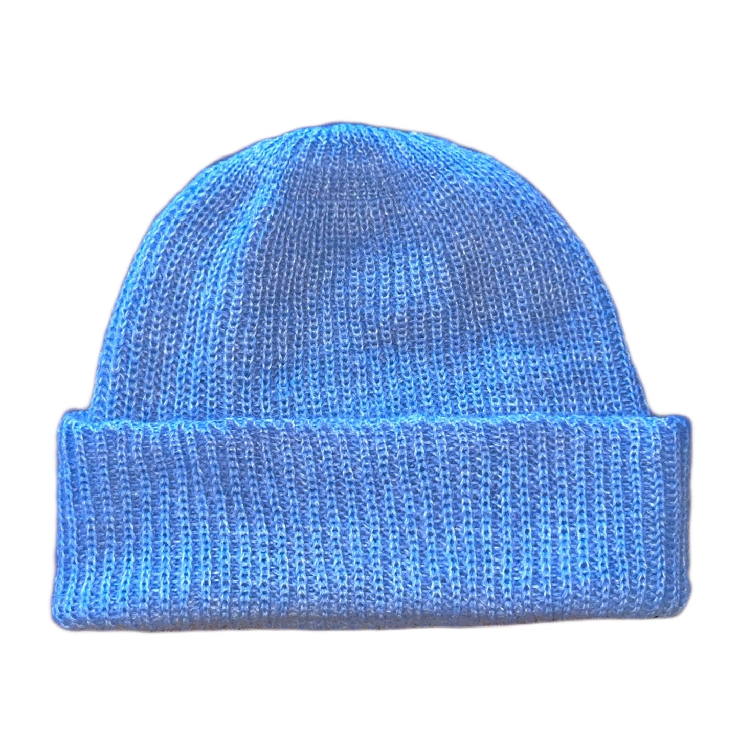 Wool Mohair Fisherman Beanie (baby blue)