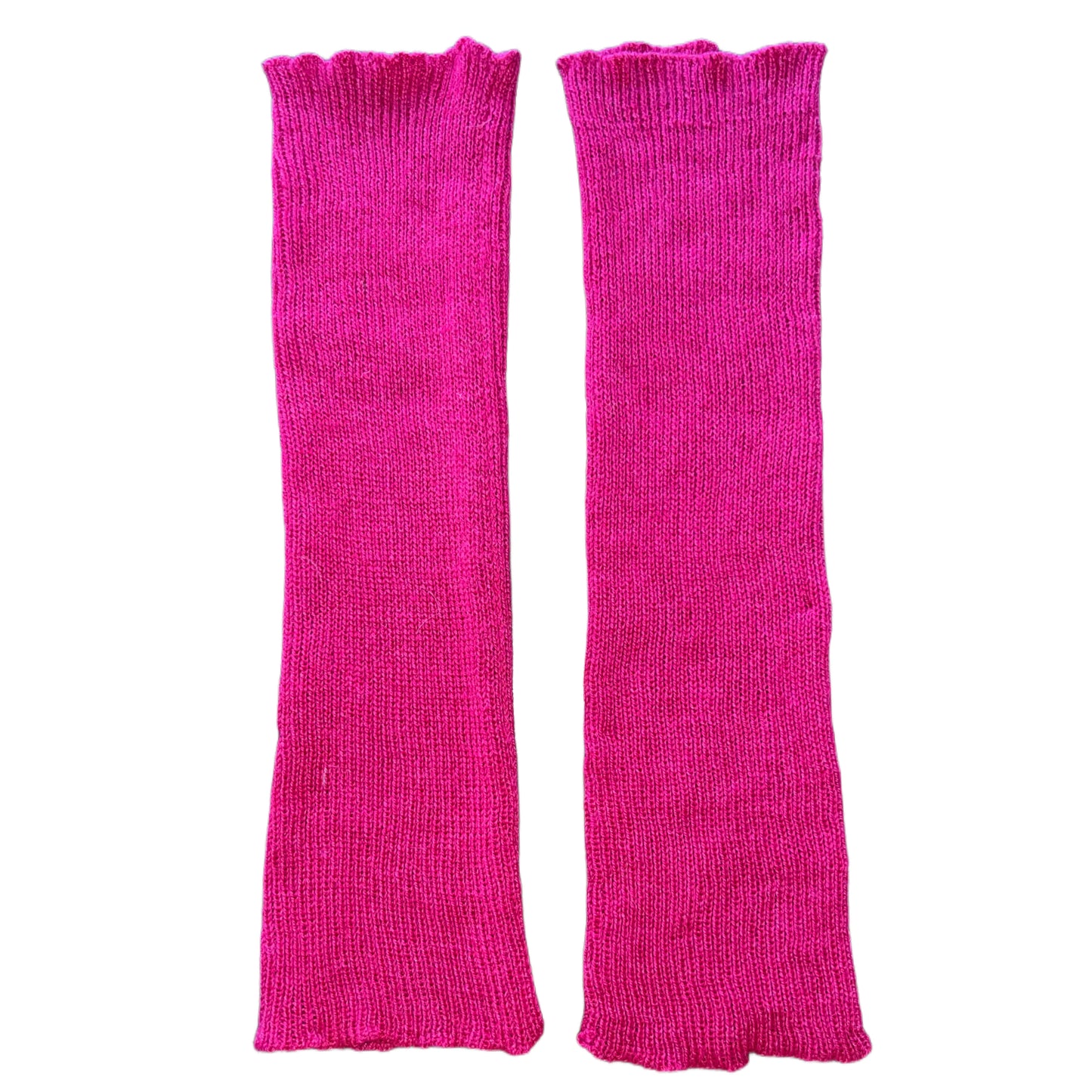 Wool Alpaca Leg Warmers (cranberry)